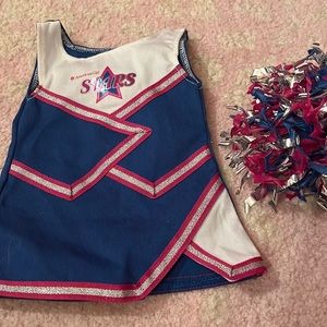 American girl doll cheer fit